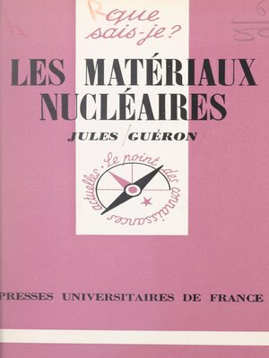 cover image of Les matériaux nucléaires